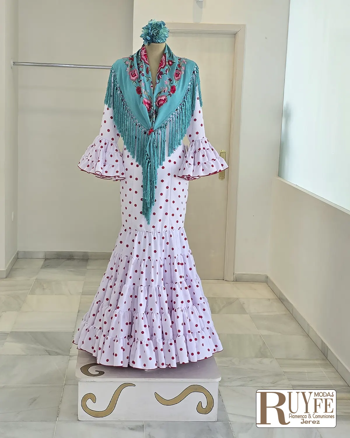 Traje de Flamenca Albariño