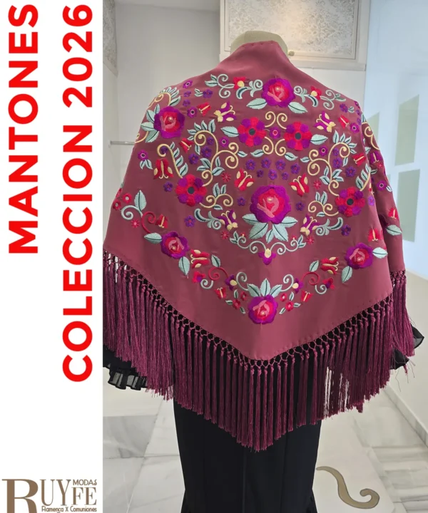Mantón flamenco color Kisquilla