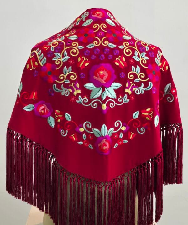 Manton Jimena burdeos