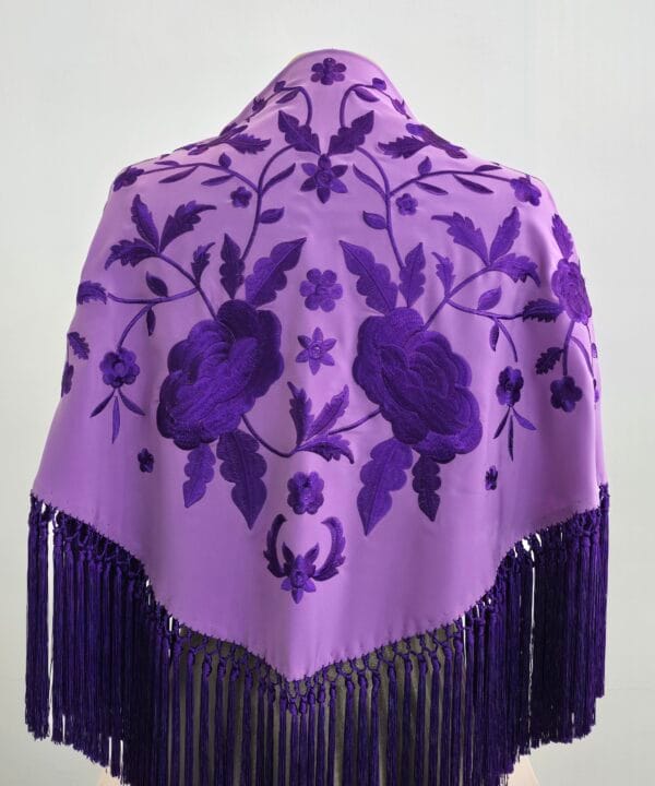 Mantón Malva-morado