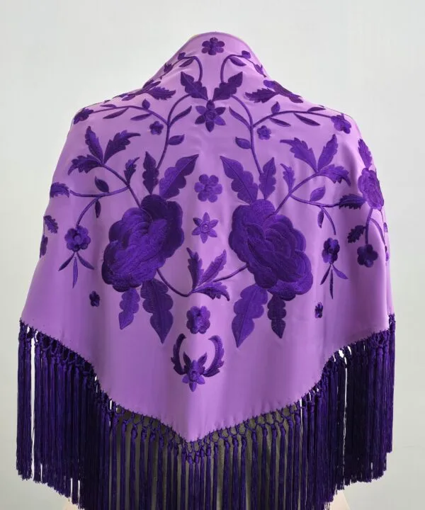 Mantón Malva-morado