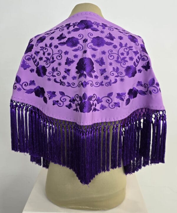 Piquillo modelo Jimena bicolor malva