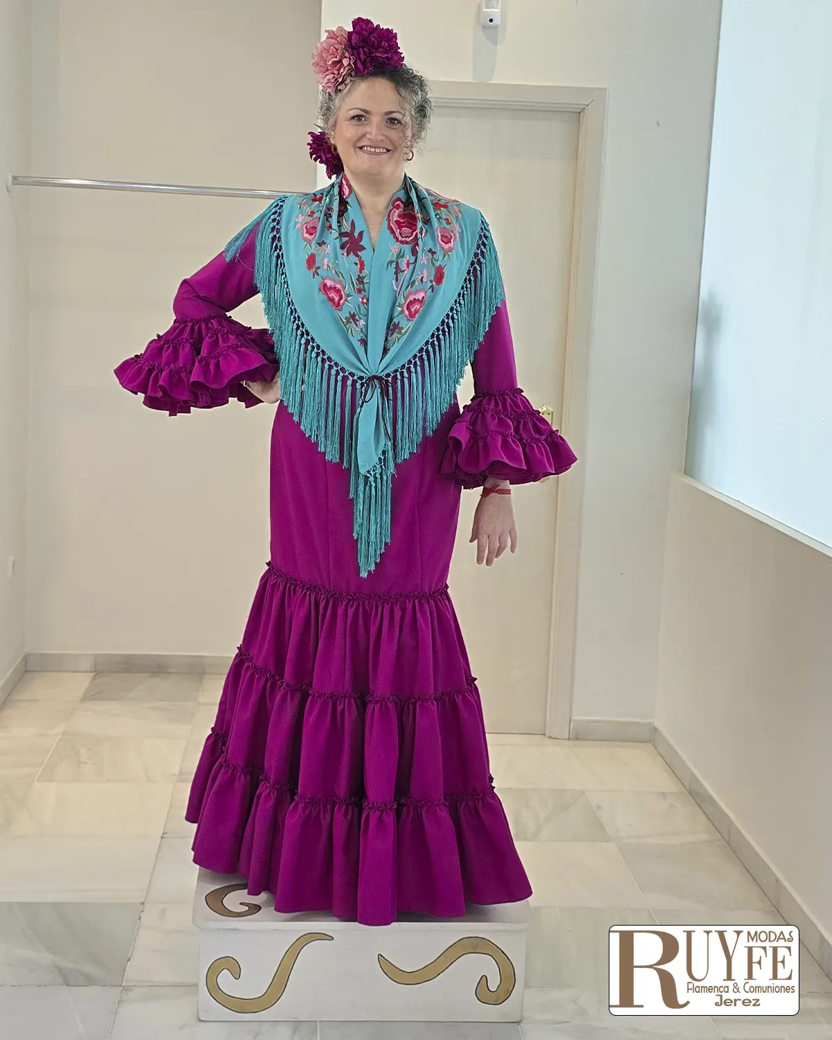 Traje flamenca Manuela - Imagen 3
