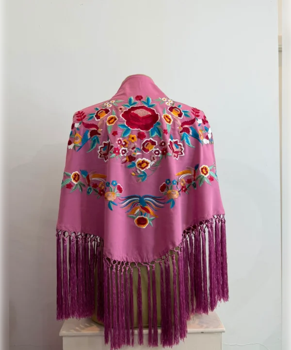 Mantoncillo Mod.tulipan rosa empolvado